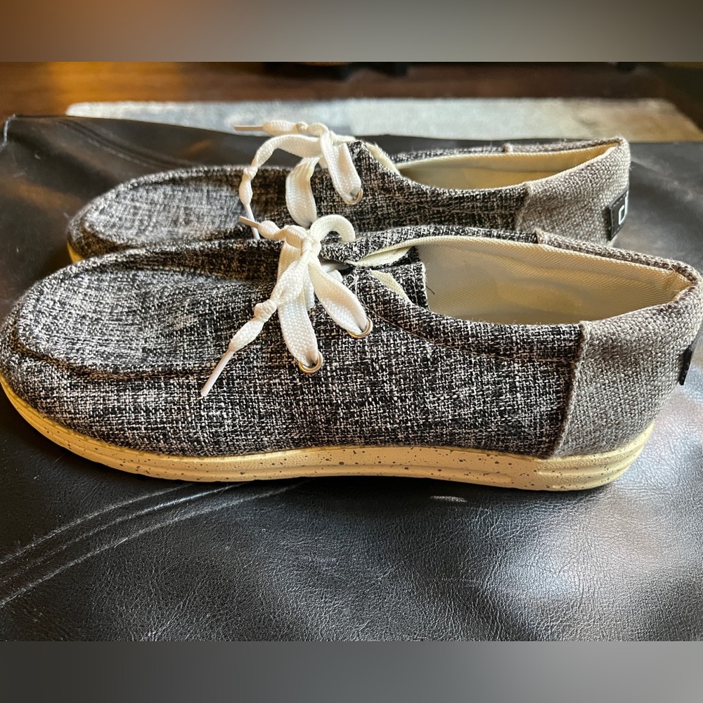 Hey Dudes - worn once! Size 9 Women’s
